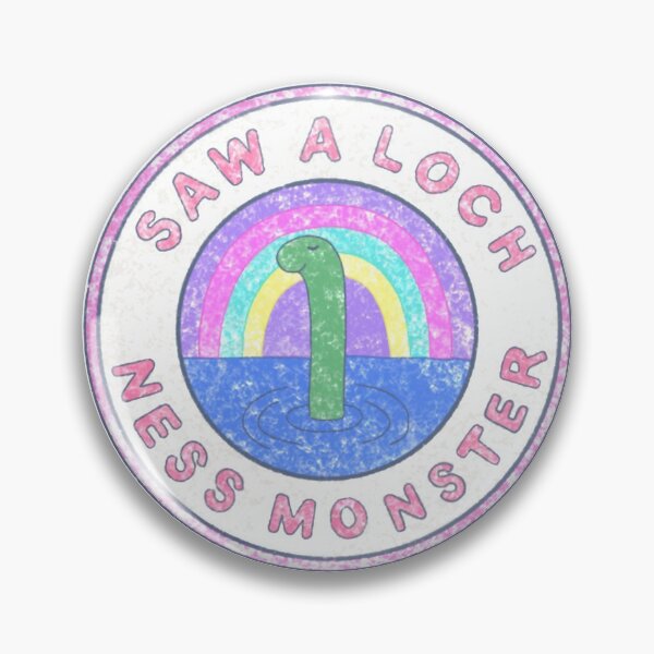 Item preview, Saw a Loch Ness Monster Badge designed and sold by breckinbubble.