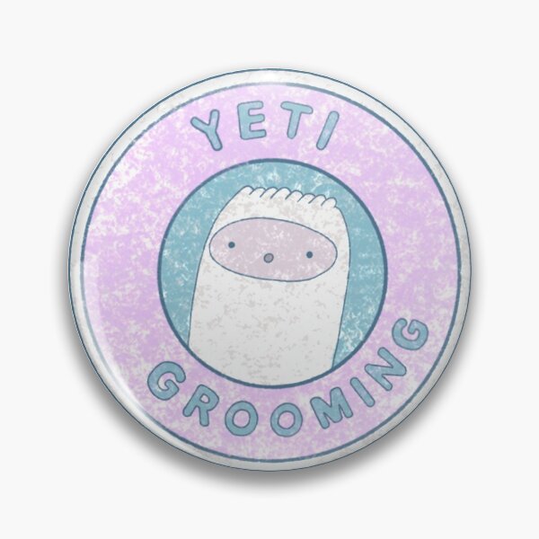 Item preview, Yeti Grooming Badge designed and sold by breckinbubble.