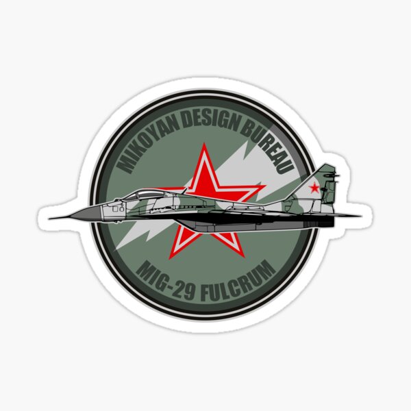 Artikel-Vorschau von Mig-29 Fulcrum Aufnäher, designt und verkauft von StrongVlad.