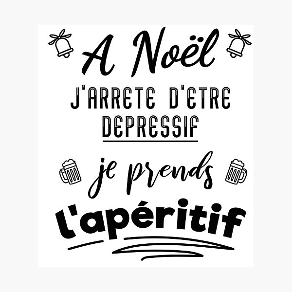 Item preview, apero recruits at Christmas designed and sold by Catcrea.