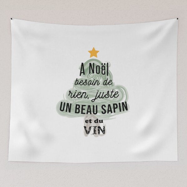 Aperçu de l'œuvre voeux à Noel phrases droles créée et vendue par Catcrea.