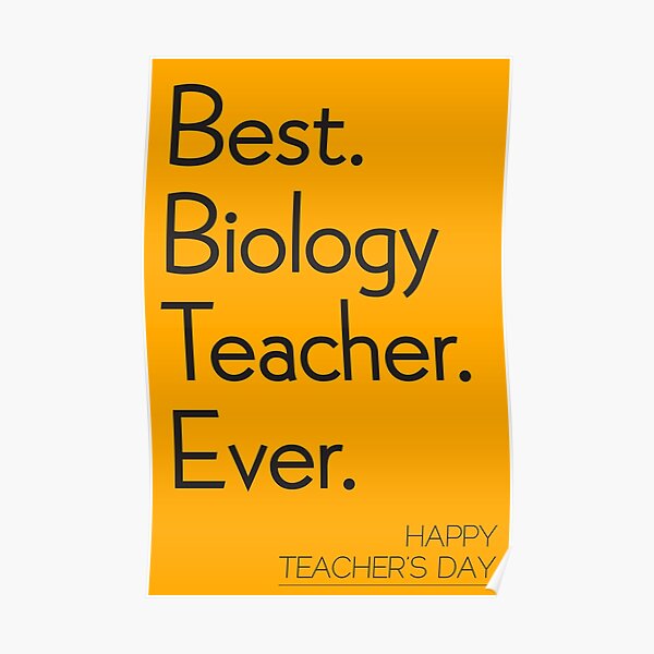 Biology Lesson Posters Redbubble