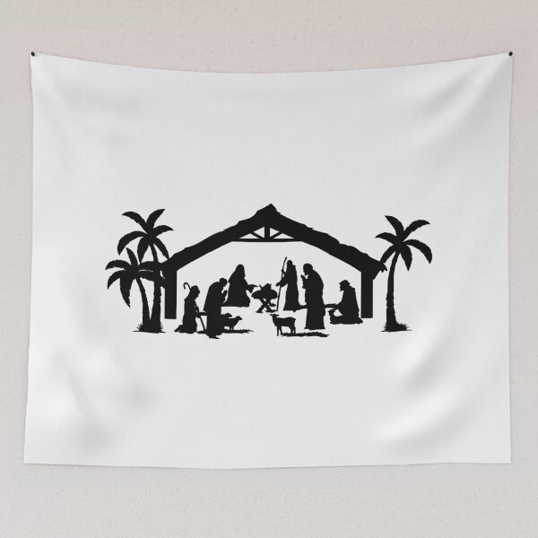 Item preview, Nativity Silhouette	 designed and sold by MarketVisionAV.