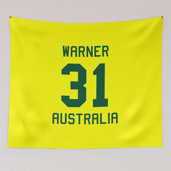 Item preview, David Warner | 31 | Australian Cricket Jersey designed and sold by CHAMPION WARRIOR.