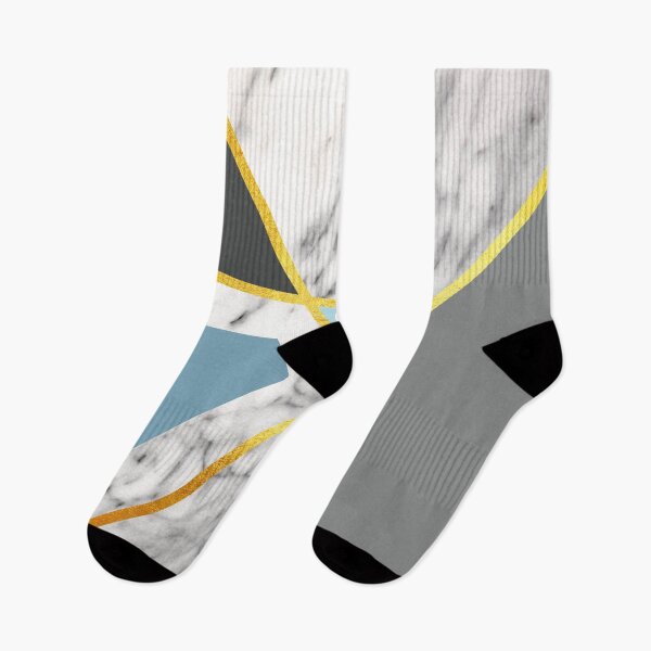 Item preview, Geometric marble print, color blocking blue designed and sold by ColorsHappiness.