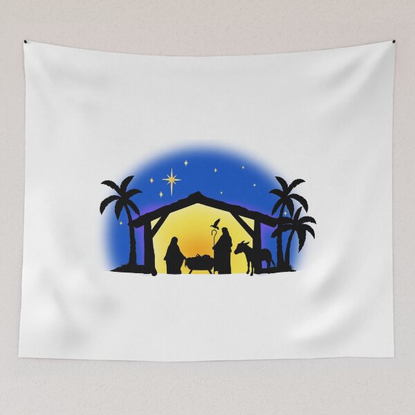 Item preview, Nativity Silhouette	 designed and sold by MarketVisionAV.