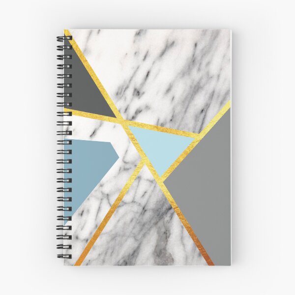 Item preview, Geometric marble print, color blocking blue designed and sold by ColorsHappiness.