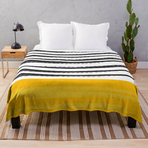 Item preview, Pattern Yellow Black Stripes designed and sold by PlusAdore.