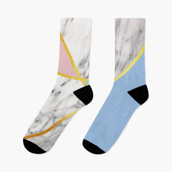 Item preview, Geometric marble print, color blocking pastels designed and sold by ColorsHappiness.