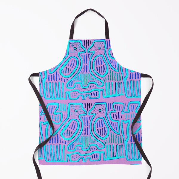 Item preview, Mola Embroidery design Print Pink designed and sold by ZenArt-Fern.