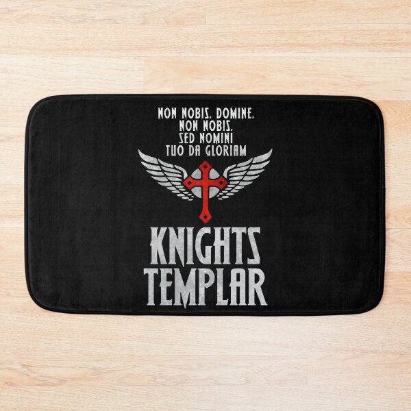 Item preview, Knights Templar MOTTO insignia / The crusader / Cross and wings vintage style designed and sold by Naumovski.