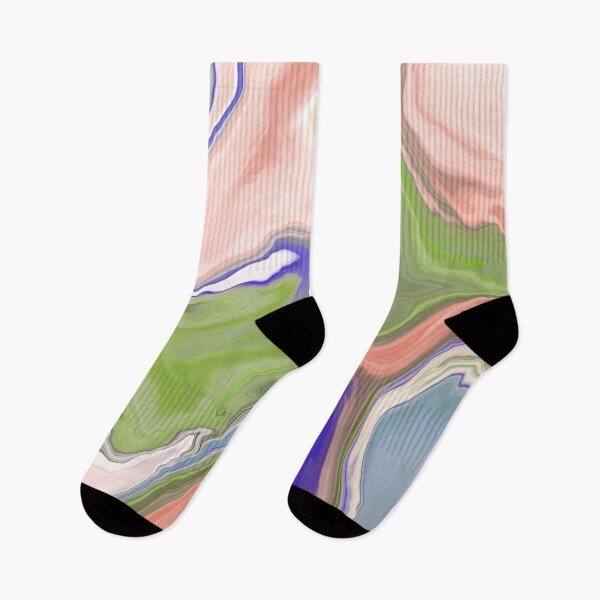 Item preview, Land and Sea Marble Pattern - Pastel Palette designed and sold by Squarebird.