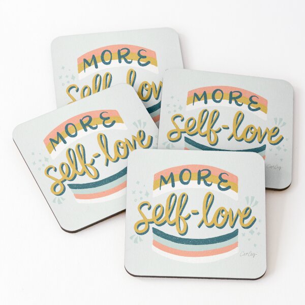 Item preview, More Self Love – Marigold & Blush designed and sold by Cat Coquillette.