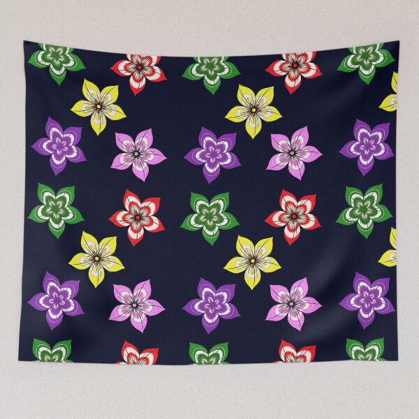 Item preview, Rainbow Color Bib Flowers designed and sold by Luvjesus2.
