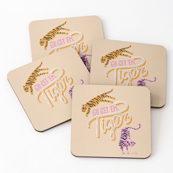 Item preview, Go Get 'Em Tiger – Melon designed and sold by Cat Coquillette.