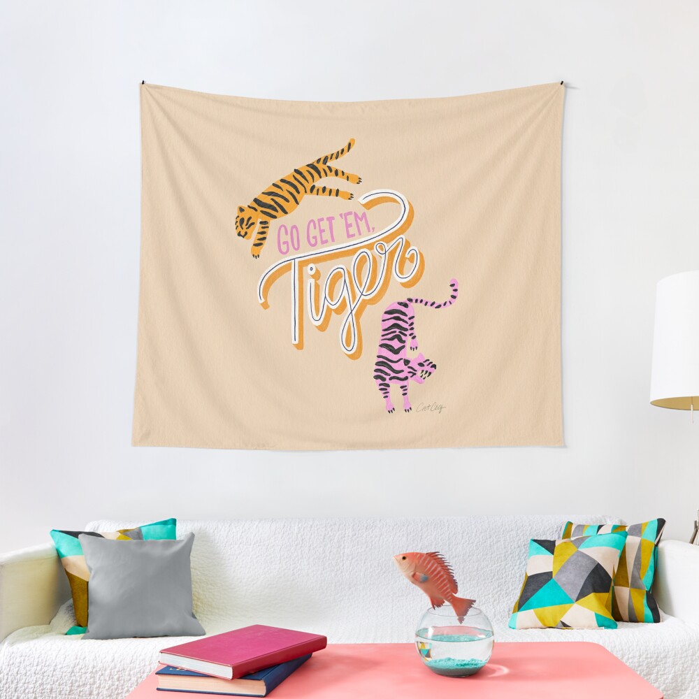 Go Get 'Em Tiger – Melon Tapestry