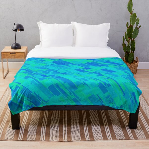 Item preview, Turquoise Blue and Green Abstract Design designed and sold by Susaans-Art.