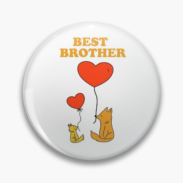 Item preview, Drawing best brother foxes balloons gift idea designed and sold by Jelisandie.