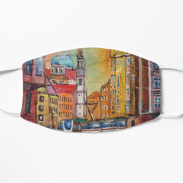Augsburg - Perlach Tower Flat Mask