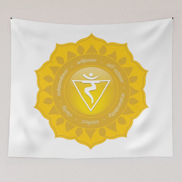 Item preview, Solar Plexus Mandala - 53 YWBG designed and sold by chakraplaza.
