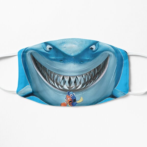 ANGEL SHARK,BASKING SHARK,BLACKTIP SHARK,BLUE SHARK,BULL SHARK,GOBLIN SHARK,GREAT WHITE SHARK,MAKO SHARK,SANDTIGER SHARK,TIGER SHARK,WHALE SHARK,WHITE TIP REEF SHARK,ZEBRA SHARK,WOBBEGONG SHARK Flat Mask