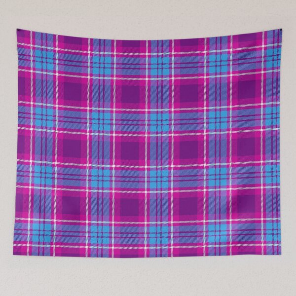 Item preview, Winter Berry | Hot Pink | Cute Tartan designed and sold by cutetartanshop.