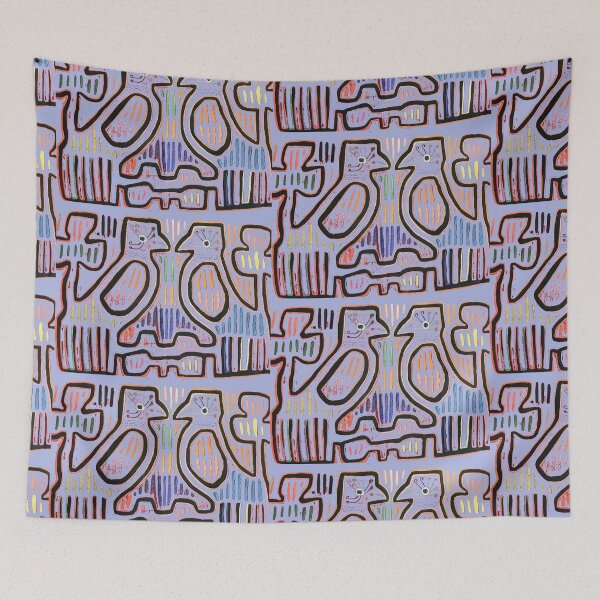 Item preview, Mola Embroidery Print, Reverse Applique designed and sold by ZenArt-Fern.