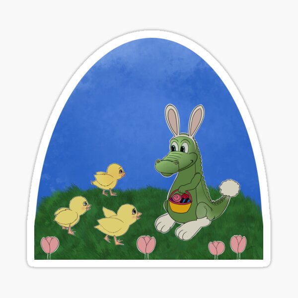 Artikel-Vorschau von Frohe Ostern Croco, designt und verkauft von Nettus.