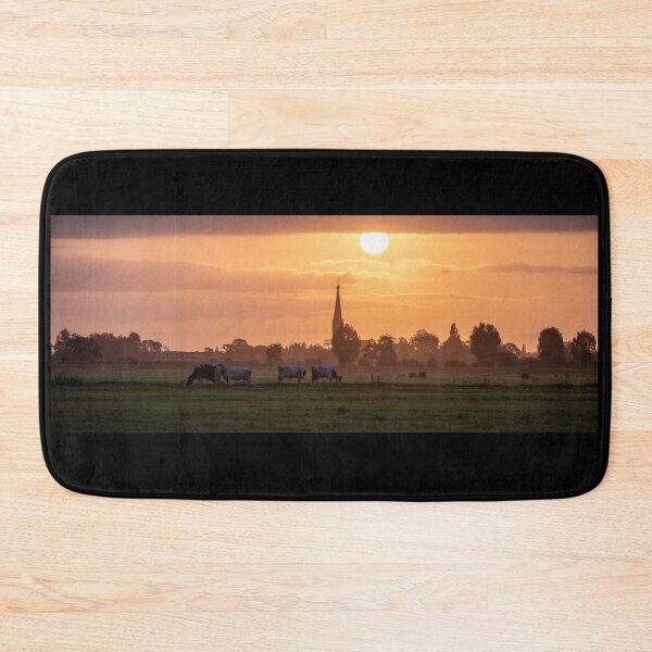 Item preview, Even the cows come to watch the sunrise designed and sold by Frits Klijn (klijnfoto.nl).