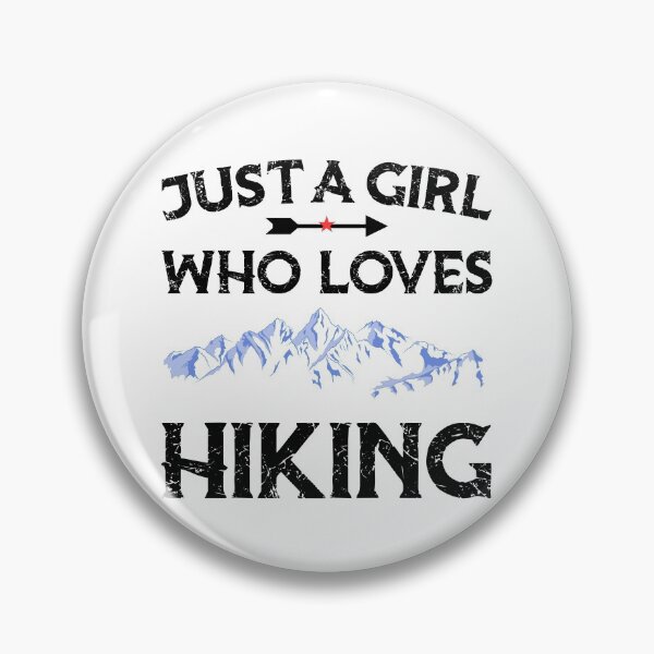 Item preview, Just a Girl Who Loves Hiking designed and sold by autlu.