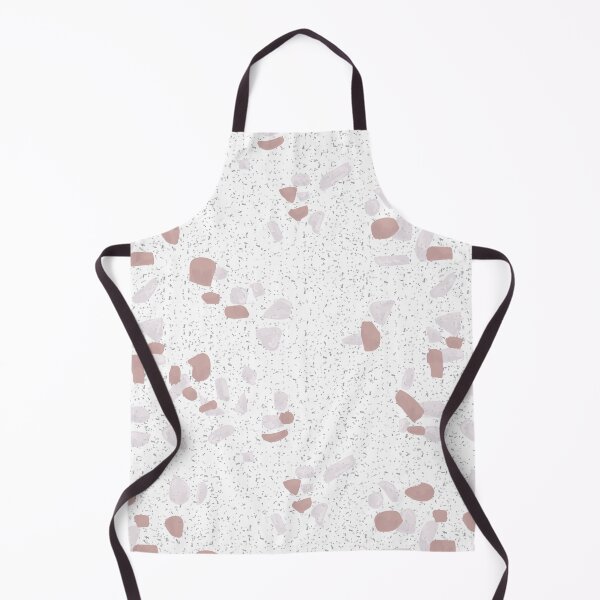Item preview, Terazzo Blush Pink Light Grey and Grey on White Pattern designed and sold by Alicia Chee.
