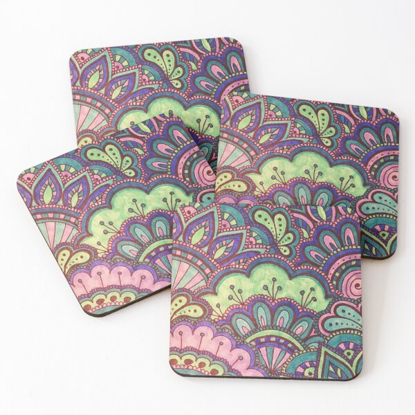 Item preview, Cool Colored Jungle designed and sold by Violetsdesigns.