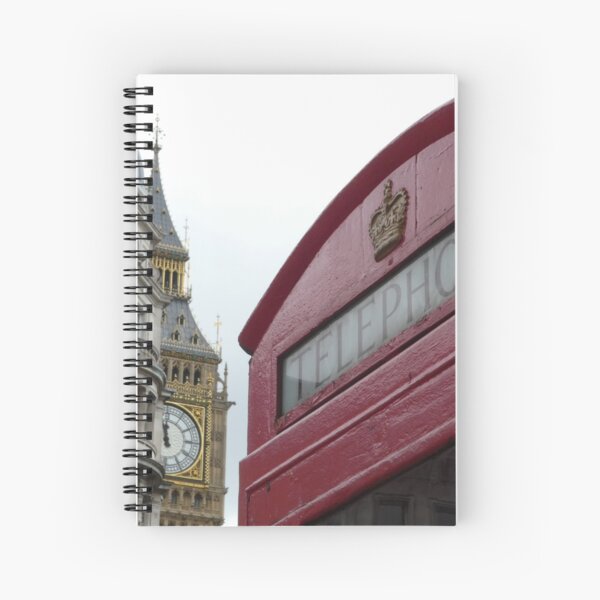 Red Box Spiral Notebook