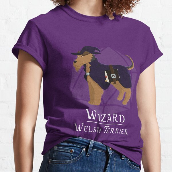 Wizard Welsh Terrier Classic T-Shirt