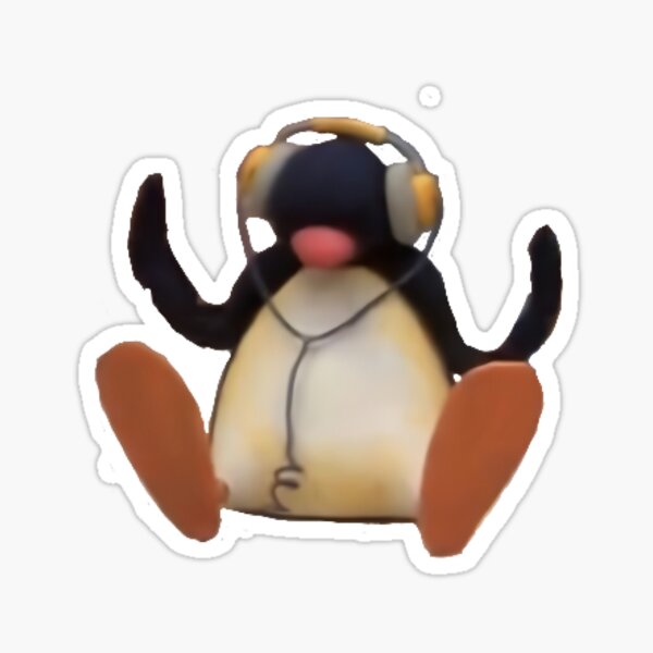 Vista previa del artículo con la obra «Pingu y la música», diseñado y vendido por ceciliacg.