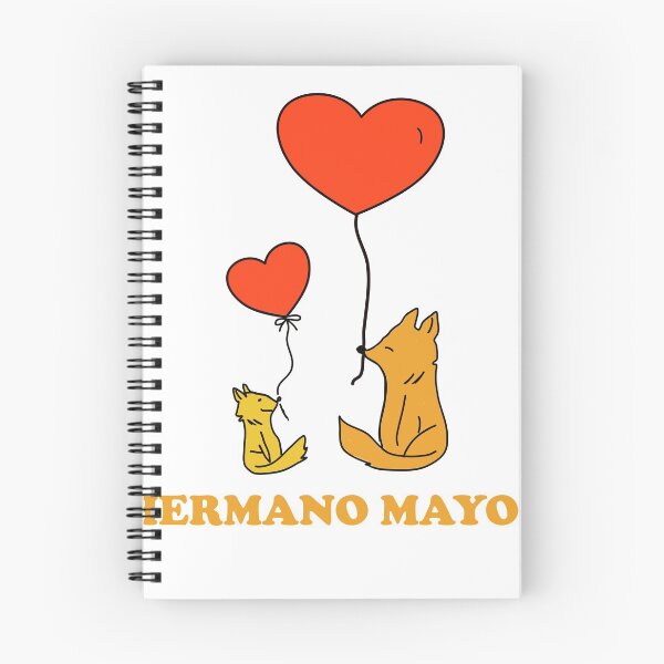 Item preview, Drawing Spanish "Big Brother" Hermano Mayor Foxes Balloons Gift Idea designed and sold by Jelisandie.
