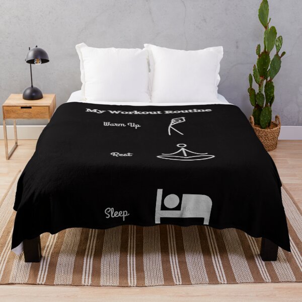 Item preview, My Workout Routine: Warm Up, Rest, Sleep designed and sold by CreativTEES !.
