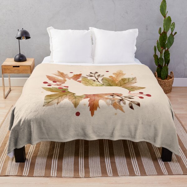 Item preview, Corgi Silhouette - Autumn Leaves designed and sold by MaplewoodMerch.
