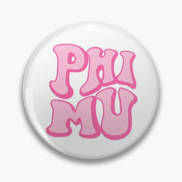 Phi MU Sweet Heart Button