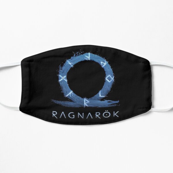 Logotipo de God Of War Ragnarok Mascarilla plana