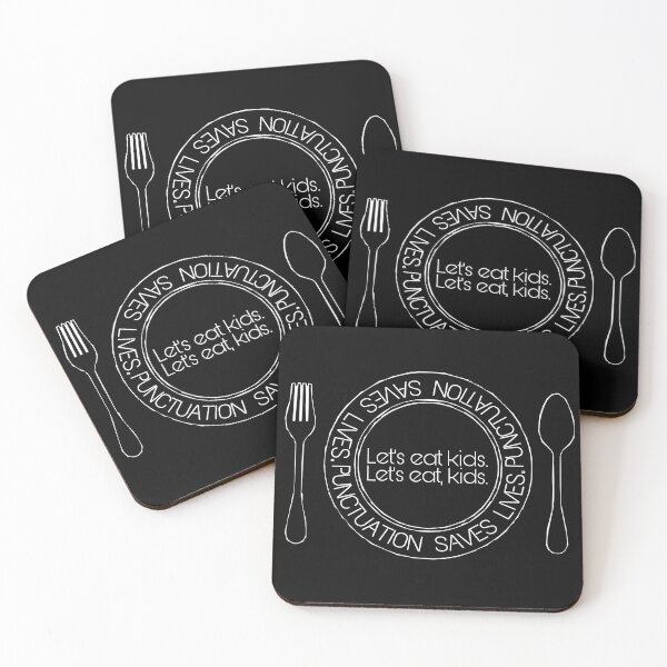 Item preview, Lets eat kids punctuation saves lives funny english grammar designed and sold by HappyPrints ⭐⭐⭐⭐⭐.