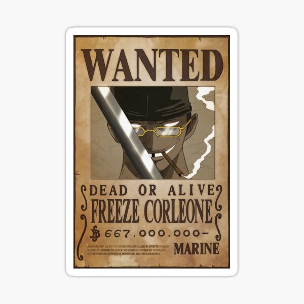 Wanted Freeze Corleone Sticker
