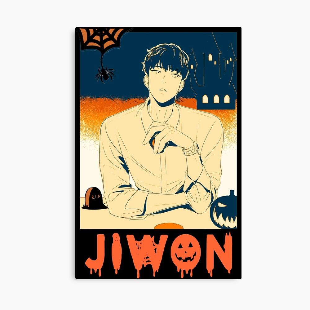 Póster for Sale con la obra «Bj Alex Ahn Jiwon Hope Póster Versión  Halloween» de LucaShinSekai | Redbubble