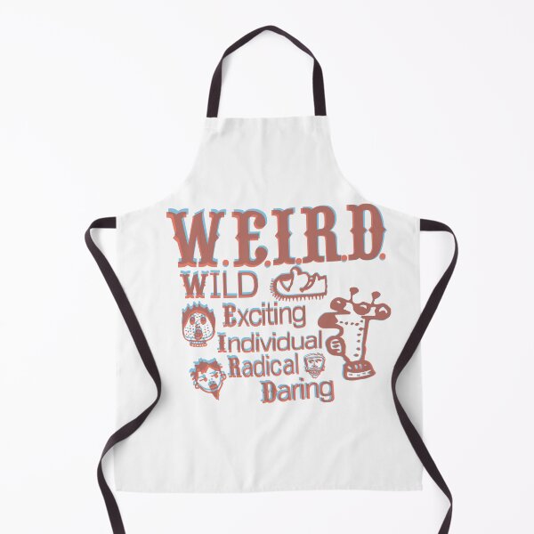 Aperçu de l'œuvre WEIRD Wild Exciting Individual Radical Daring Définition créée et vendue par BourbonMania.