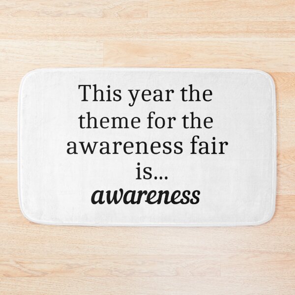 Item preview, This year the theme for the awareness fair is awareness designed and sold by eltonjuan.