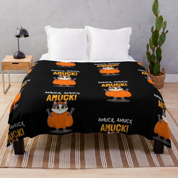 Item preview, Amuck, Amuck, Amuck! | Halloween Holiday | Cute Pumpkin Cat Design designed and sold by Ainbowz-Artwork.