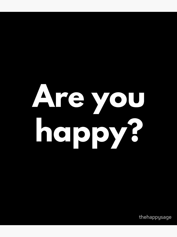 are you happy ポスター