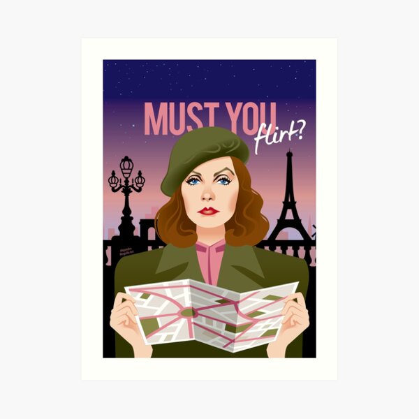 Must you flirt? Art Print