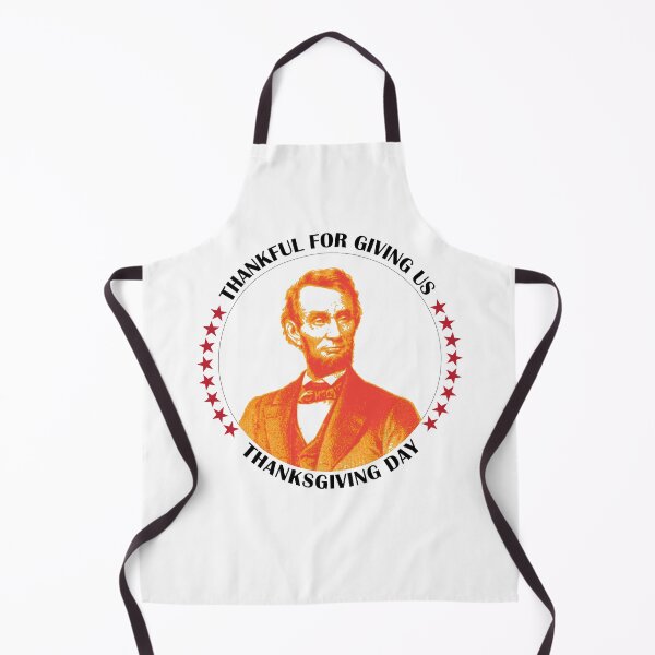 Artikelvorschau, Abraham Lincoln Thanksgiving Day weißes Design entworfen und verkauft von anins-azuree.