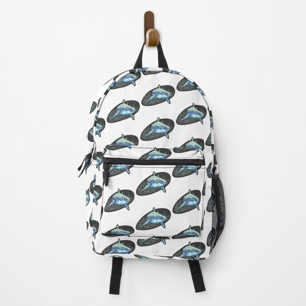 neon shark backpack